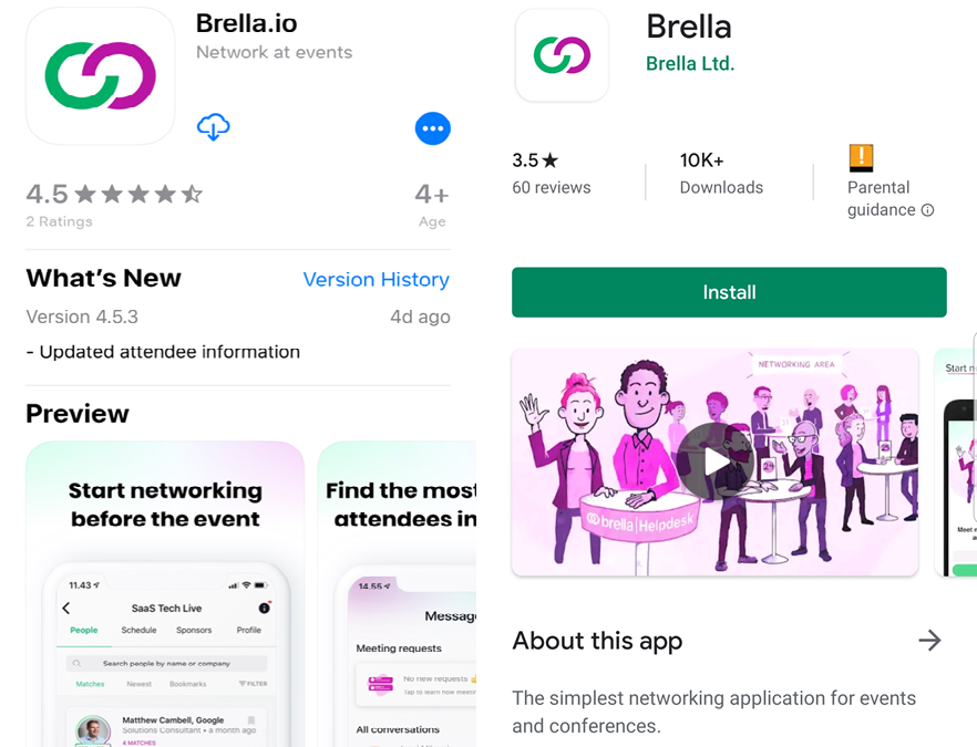 Event App - Brella